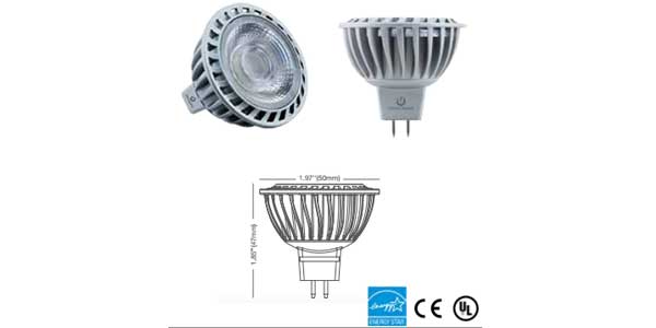 Focus Lighting Offers Higher Wattage MR 16 LED Lamps