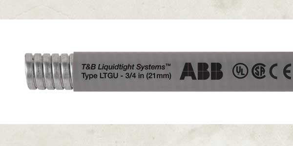 T&B Liquitight Systems Flexible Metal Conduit Provides Complete System Solution
