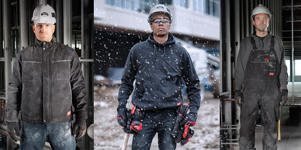 Milwaukee Improves Durability, Mobility, and Performance of Work Gear for the Trades with New Jackets, Bibs, and Sweatshirt