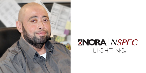 Nora Lighting Promotes Johnny Campos to Customer Service Department