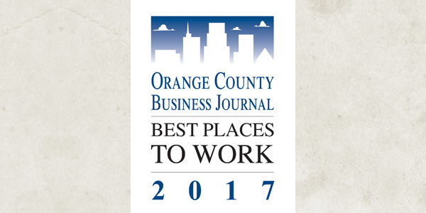 SCI Named to 2017 Best Places to Work in Orange County List