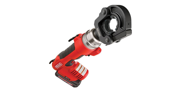 Cable Termination Gets Easier with New RIDGID RE 6 Electrical Tool Crimp Head