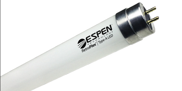 Espen Technology Launches 10W Type A Glass LED T8 Lamps