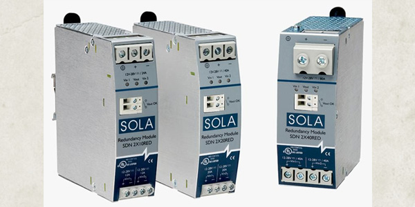 Emerson SolaHD Redundancy Modules Protect Against Critical Power Failures in Harsh Industrial Systems
