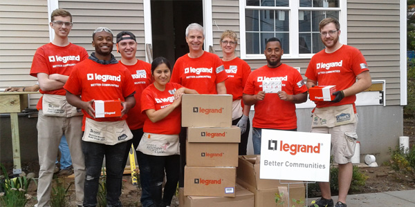 Legrand Expands Reach of Better Communities Program: Over $550K in Financial and Product in Donations in 2017