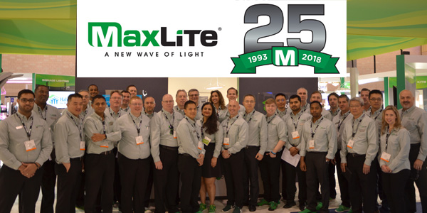 MaxLite Announces 25th Anniversary