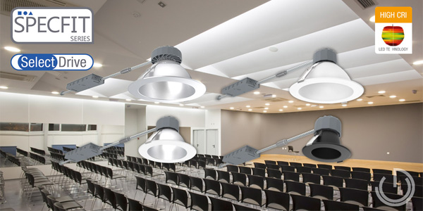 GREEN CREATIVE Releases the Innovative SPECFIT Family of Retrofit Commercial Downlights
