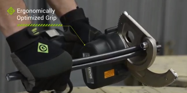 Greenlee Expands the Gator Tool Line with New Battery Ratchet Cutter