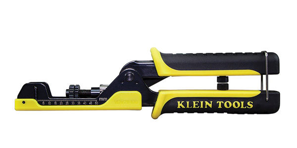 Klein Tools Extended-Reach Coax Crimper Makes Work in Confined Spaces Easier