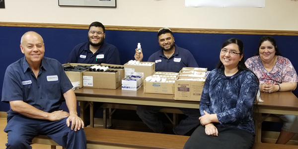 Service Wire Employees Help to Assemble Care Kits for Deployed Soldiers for Operation Gratitude
