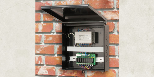 Arlington’s Non-Metallic, Outdoor Rated Enclosure Boxes  Now Available with Back Plate
