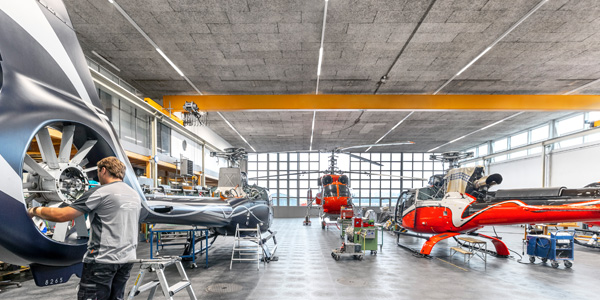 Light Contracting Provides Optimal Lighting for Hangar