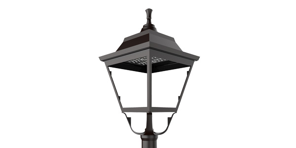 Above All Lighting Introduces Pavilion LED Post Top Luminaire