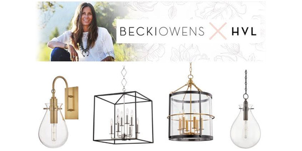 Hudson Valley Lighting Premiers Collection with Becki Owens at April High Point Market