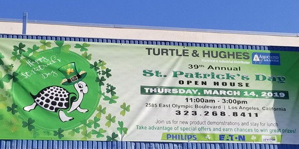 Turtle & Hughes Los Angeles Celebrates St. Patrick’s Day with Open House Featuring LA Lighting