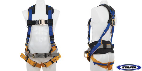 Werner Adds Enhanced Safety Technology to Blue Armor and LiteFit Fall Protection Harness Series