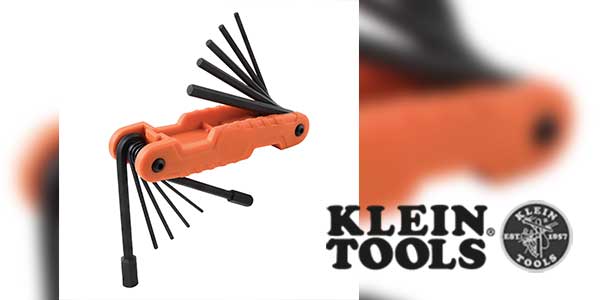 Klein Tools’ Pro Folding 11-Piece Hex Key Set Features a 1/2-Inch Key Size
