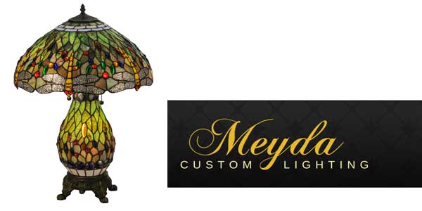 Meyda Lighting Offers Tiffany Hanginghead Dragonfly Table Lamp