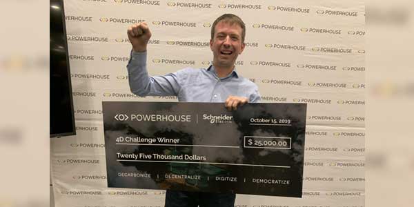 Retrolux Winner of Schneider Electric and Powerhouse 4D Challenge