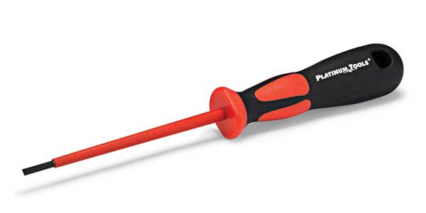 Platinum Tools Launches New Insulated Screwdriver for Electrical Screw Terminal Barrier Blocks