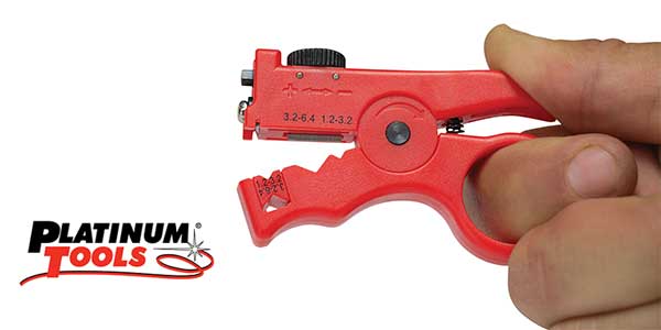 Platinum ToolsLaunches Slit & Ring Fiber Cable Stripper; Now Available