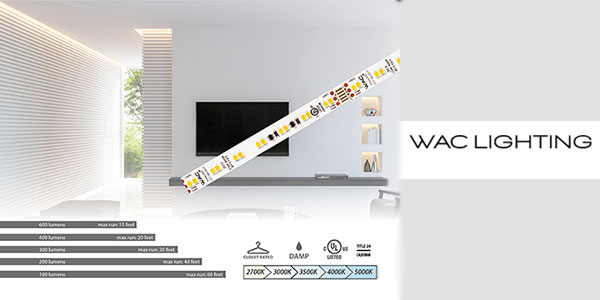 WAC Lighting InvisiLED CCT Color Temperature Adjustable Tape Light System Receives 2020 Lightfair Innovation Award 