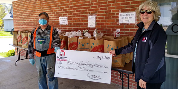 Enclosures Supports Belding Food Pantry to Assist Disadvantaged Families in West Michigan