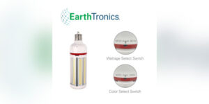 EarthTronics Introduces LED High Lumen Wattage & Color Selectable Series  
