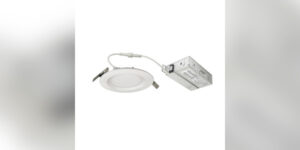 Nora Lighting’s E-Series FLIN Can-Less Downlights Available in 4” & 6” Round or Square Models