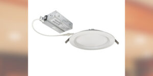 Nora Lighting’s E-Series FLIN Can-Less Downlights Available in 4” & 6” Round or Square Models