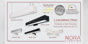Nora Lighting Introduces L-Line LED Linear with Indirect / Direct Lighting Capabilities